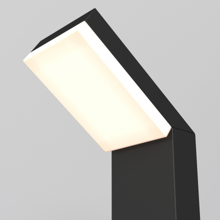 Stalp pentru exterior LED Paso O595FL-L12B3K, 12W, 660lm, lumina calda, IP54, negru, Maytoni [2]