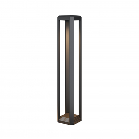 Stalp pentru exterior LED Royal mile O019FL-L12GR3K, 13W, 680lm, lumina calda, IP65, gri, Maytoni [2]