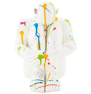 Statueta design decorativ MEDI Alba / Colorata [1]