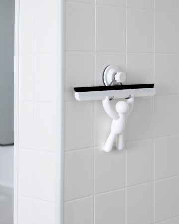 Ștergător de Duș Buddy 26x4x19 cm, Polipropilenă și Silicon Alb - Umbra [3]