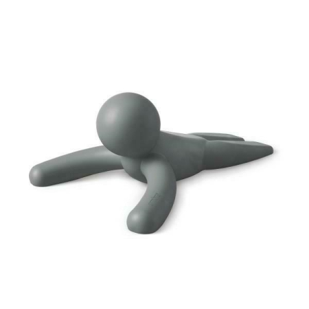 Produse - Stoper de Ușă Buddy Gri Închis din Guma Termoplastică Ciemno Szary, 15x6x11cm, Umbra 1013258-149