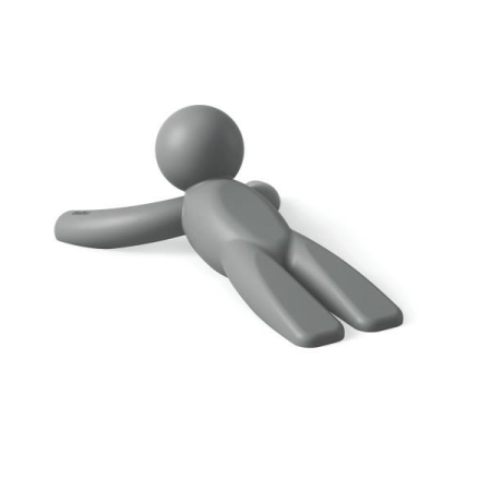Stoper de Ușă Buddy Gri Închis din Guma Termoplastică Ciemno Szary, 15x6x11cm, Umbra 1013258-149 [1]