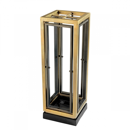 Produse -   Suport de umbrelă Blackrock cu finisaj metalic gunmetal 109307 EICHHOLTZ