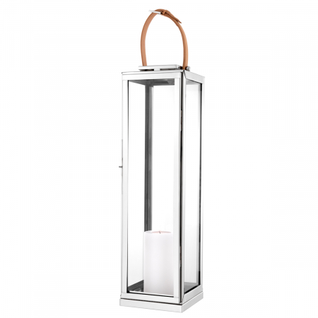 Decoratiuni -   Suport lumanare Georgian XL finisaj nichel 106585 EICHHOLTZ