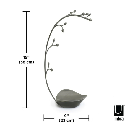 Suport pentru Bijuterii Orchid 23x15x36 cm, Metal - Umbra [7]