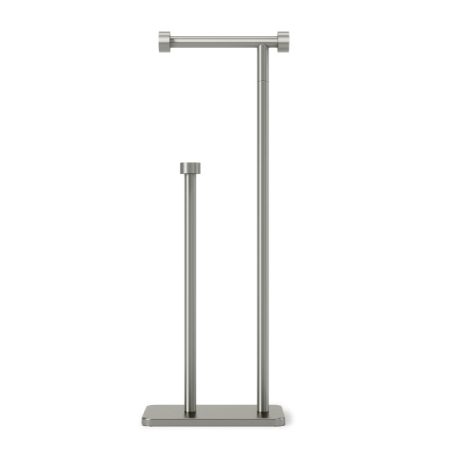 Suport pentru Hârtie Igienică Cappa 19x12x50 cm, Metal Lustruit Argintiu Ecologic - Umbra [2]