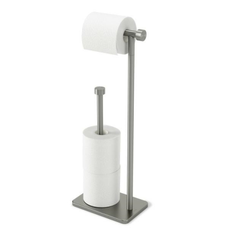 Produse - Suport pentru Hârtie Igienică Cappa 19x12x50 cm, Metal Lustruit Argintiu Ecologic - Umbra