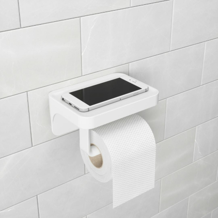 Suport pentru Hârtie Igienică Flex 16x8x11 cm, Alb - Umbra [4]