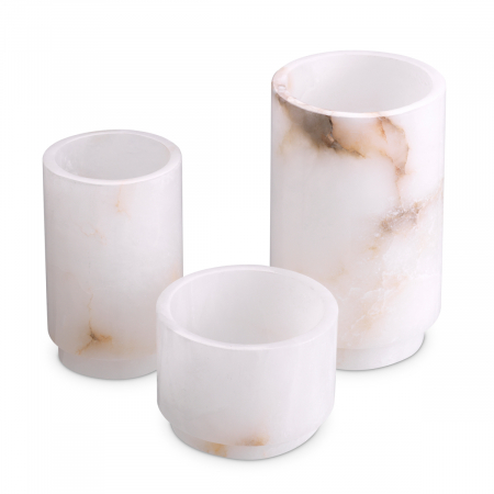   Suport pentru lumânări Leonidas alabastru set de 3 117507 EICHHOLTZ [5]