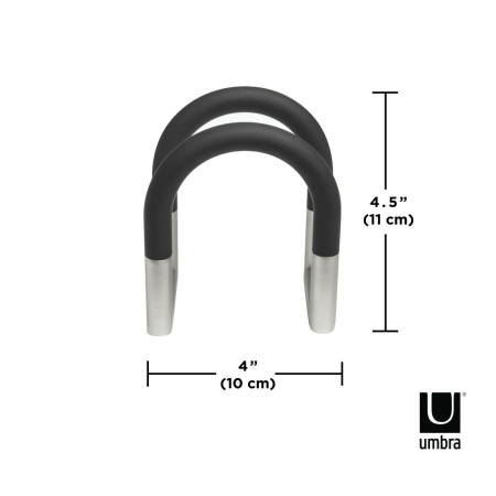 Suport pentru Șerveţele Swivel 10x7x11 cm, Metal și Plastic Negru Mat - Umbra [5]
