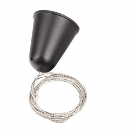 Accesorii - Suspensie sina negru/alb Track cablu metalic 500 cm, MHT1-P50-BK - Maxlight
