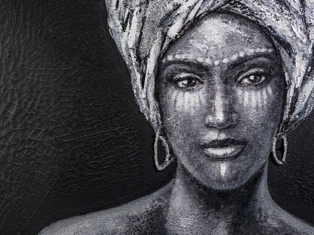 Tablou acrilic canvas Johari 70x160 cm femeie africa, 207423 - Schuller [3]