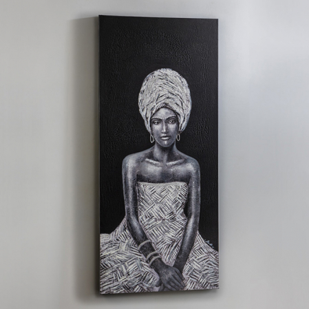 African - Tablou acrilic canvas Johari 70x160 cm femeie africa, 207423 - Schuller