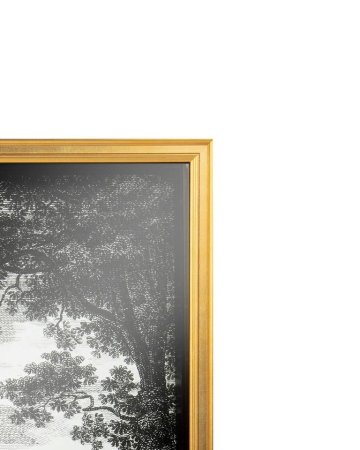 Tablou Decorativ Head Of State 50x3x60 cm, Ramă Aurie - King Home [2]
