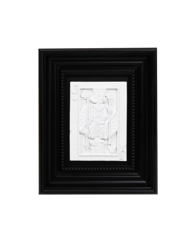 Produse - Tablou Decorativ Jack 22x3x26 cm, Plastic Alb - SHP