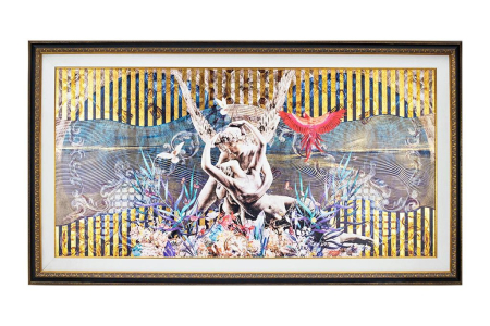 Decoratiuni - Tablou Decorativ Lovers 266x6,7x150 cm, Hârtie Artistică - Kare Design