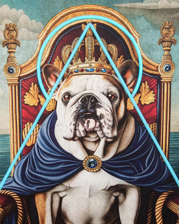 Tablou Decorativ Neon Bulldog 80x8x100 cm - King Home [4]
