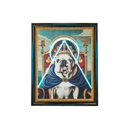 Tablou Decorativ Neon Bulldog 80x8x100 cm - King Home [1]