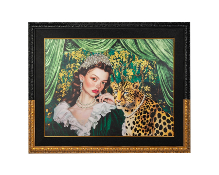 Produse - Tablou Decorativ Pearls Leopard 150x3x120 cm - King Home