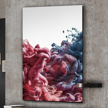 Tablouri pe sticla securizata - Tablou decorativ print pe sticla securizata Mixtura 150x100 cm, design abstract, 753487 - Schuller