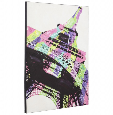Elemente decor / Decoratiuni - Tablou decorativ RAINBOW / Turnul Eiffel