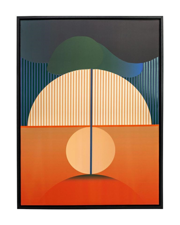 Produse - Tablou Decorativ Sunrise 75x3,5x100 cm, Pânză - Kare Design