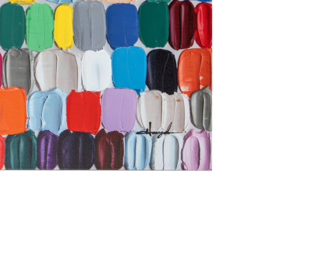 Tablou Decorativ Touched Colorful Dots 200x3,5x140 cm - Kare Design [1]