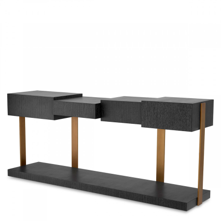 Produse -   Consola Nerone din furnir de steBorcan gri cărbune 115578 EICHHOLTZ