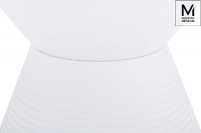 Taburet alb/negru Giro cu spatiu depozitare 30x30 cm, polipropilena, PP612.WHITE - King [3]