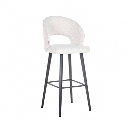 Produse - Taburet de bar Savoy alb boucl√© (Copenhaga 900 Boucl√© Alb), S4562 WHITE BOUCLE - Richmond Interiors