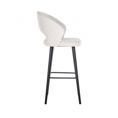 Taburet de bar Savoy alb boucl√© (Copenhaga 900 Boucl√© Alb), S4562 WHITE BOUCLE - Richmond Interiors [1]