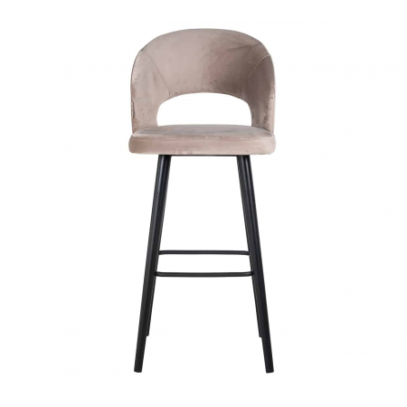 Taburet de bar Savoy kaki catifea (Quartz Khaki 903), S4562 KHAKI VELVET - Richmond Interiors [3]