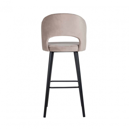 Taburet de bar Savoy kaki catifea (Quartz Khaki 903), S4562 KHAKI VELVET - Richmond Interiors [2]