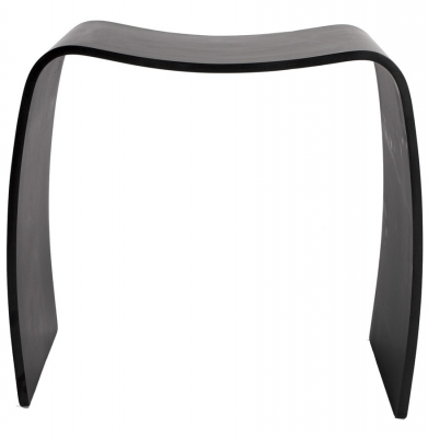 Taburet de design MITCH negru 49x32x44 cm lemn, LS00190BL - Kokoon [2]