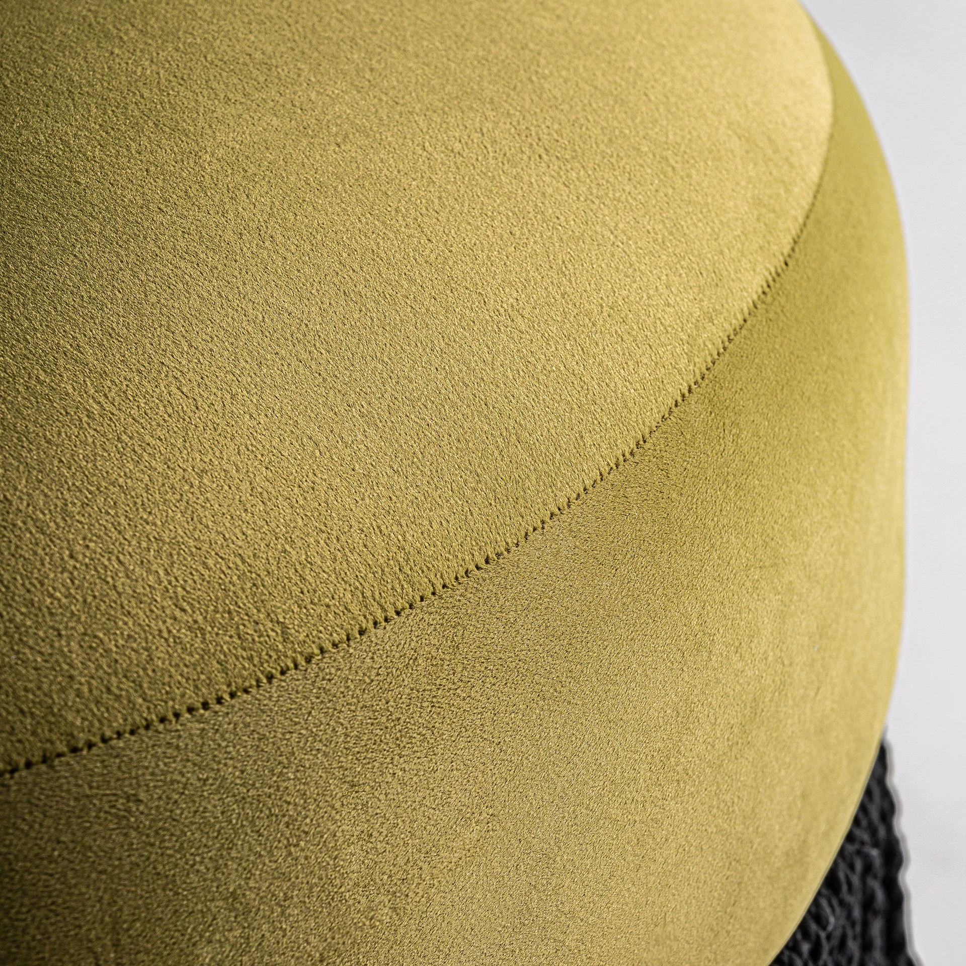 Taburet din Catifea, Spuma si Lemn de Pin, Pistachiu, 65x68x80 cm, Stil Vintage - VicalHome 34325 [24]