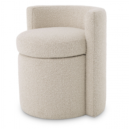 Pufuri & tabureti -   Taburet Arcadia bouclé crem 115224 EICHHOLTZ