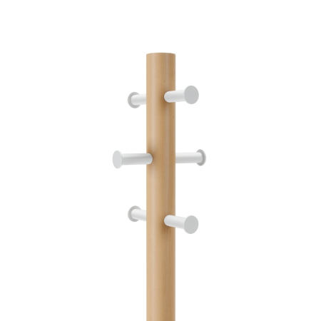Taburet Pillar 50x50x165 cm, Alb/Natural - Umbra [1]