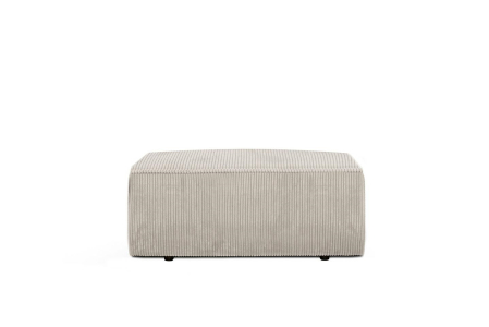 Produse - Taburet Pillow 102x69x42 cm, Arc Ondulat Gri Deschis - King Home