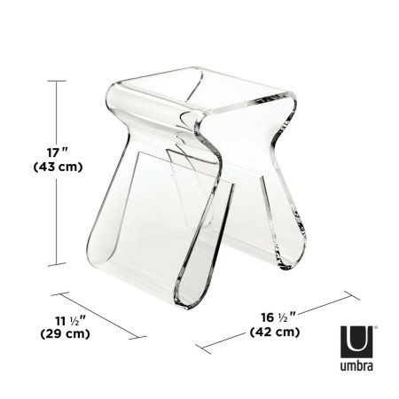 Taburet UMBRA MAGINO, acrilic transparent [5]