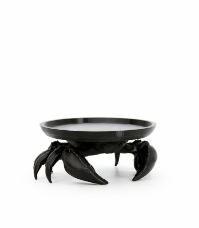 Produse - Tavă Decorativă Crab 21,5x21,5x7,5 cm, Negru - SHP