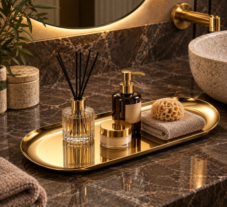 Tava decorativă Midas, Metal Auriu Lucios - SHP [1]