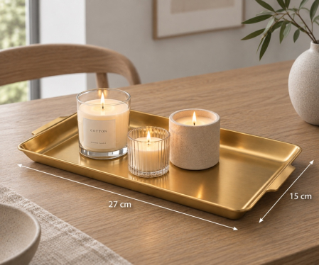 Tavă decorativă Premier, Auriu Finisaj Auriu - SHP [2]