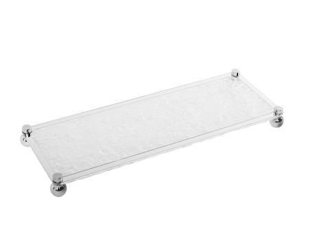 Produse - Tavă Decorativă Residence 31x2,5x11 cm, Acril Transparentna - SHP