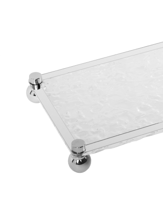 Tavă Decorativă Residence 31x2,5x11 cm, Acril Transparentna - SHP [2]