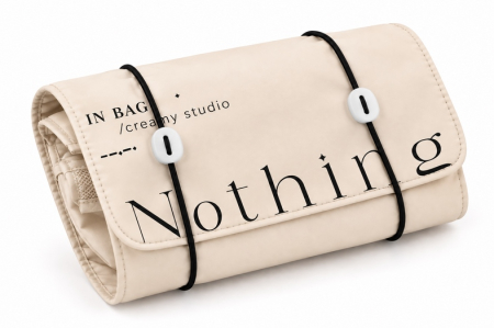 Produse - Trusă de cosmetice pliabilă Nude, Bej - SHP