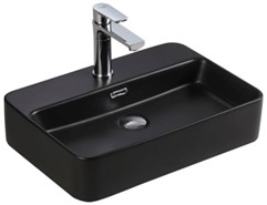 Produse - Lavoar aplicat baie TRUST 2, negru, cod E-6282 TRUST