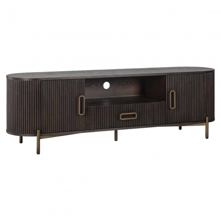 Comode TV - TV-Unit Luxor cu 2 uși și 1 sertar (maro), 7753 - Richmond Interiors