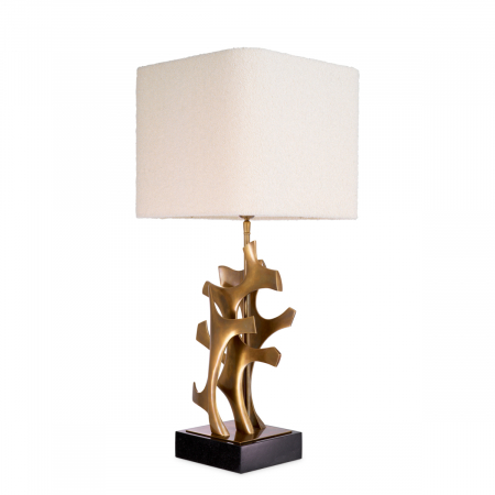   Lampă de masă Agapé finisaj din alamă vintage inclus abajur 116712 EICHHOLTZ [2]