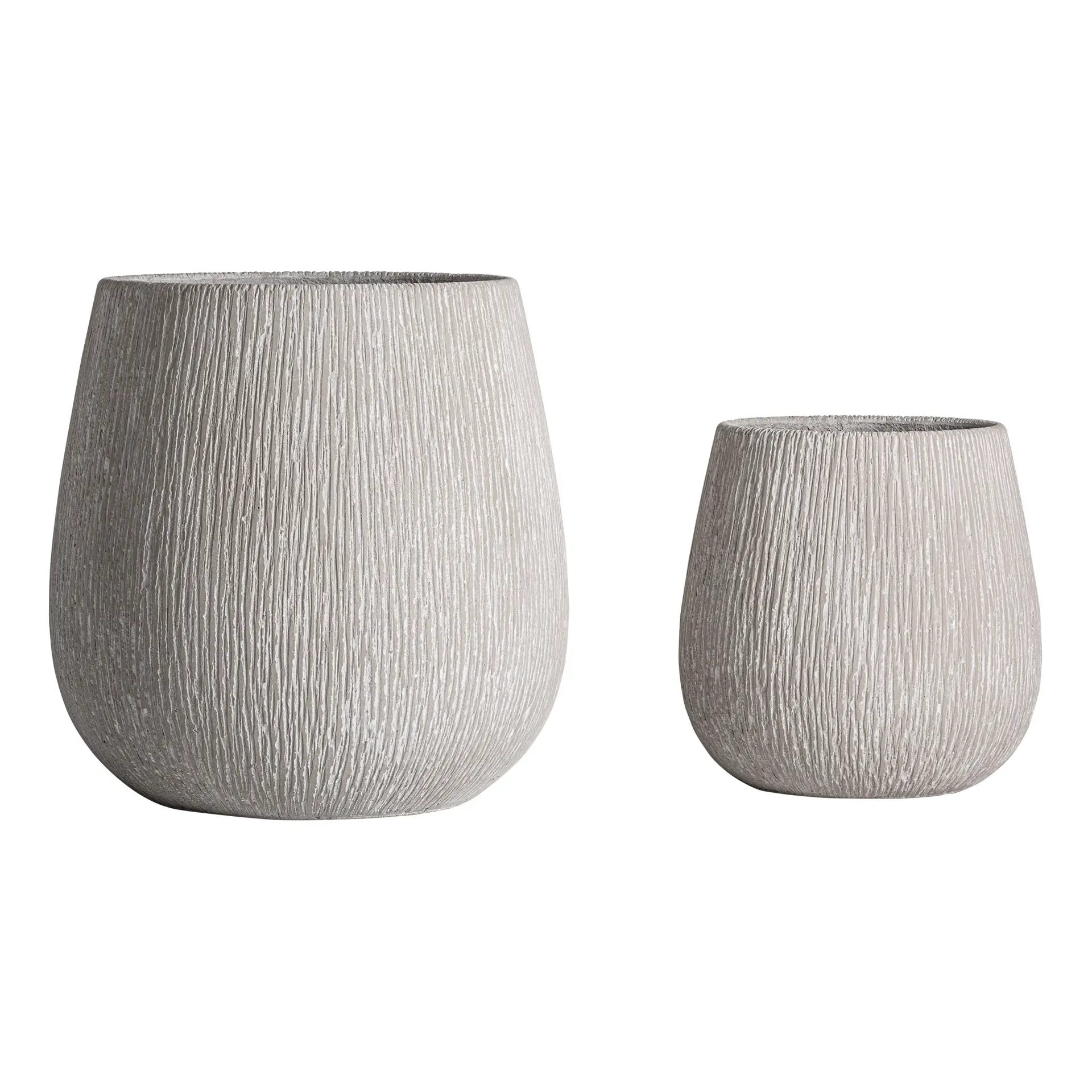 Vase Carlux (Set de 2) din Fibrocement Bej, 70x70x72cm, Set de 2, VicalHome 38214 VicalHome 38214 [0]