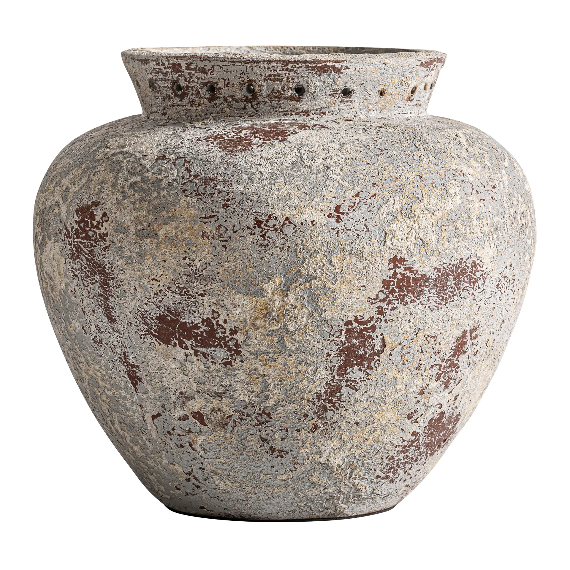 Vaze decorative - Vaza 35x35x32 cm, Teracota Tonuri Neutre - VicalHome VicalHome 38546